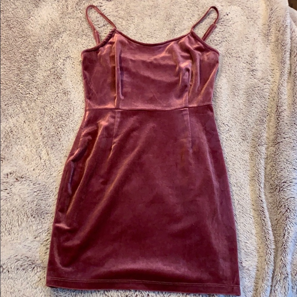 FashionNova Luxury Stars Dress in magenta size M